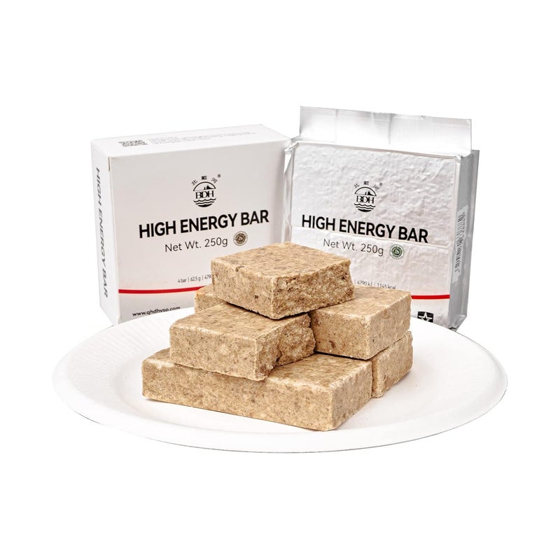 BDH Emergency Food Ration Bars 1 Pack, Original Flavor Survival Tabs Supply for Outdoor Camping Emergency Snowstorm Earthquake Disaster Preparedness Kit with 20 years Long Self Life, 250g/bar - Image 1